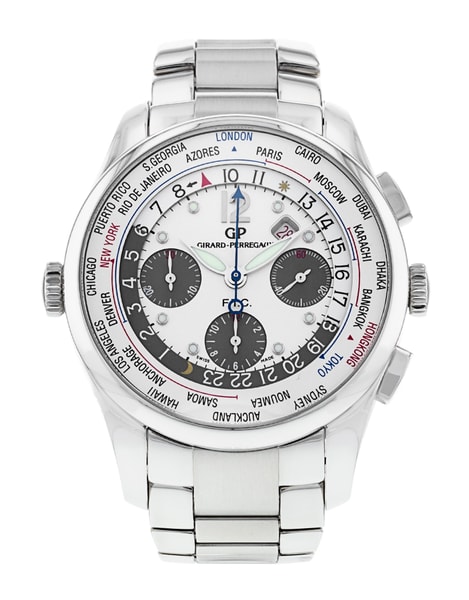 Girard Perregaux World Time Chronograph 49805-11-152-11A